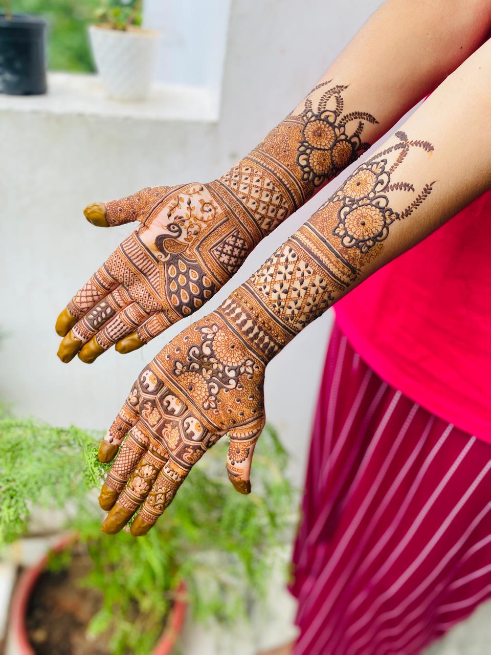 Bridal mehndi design