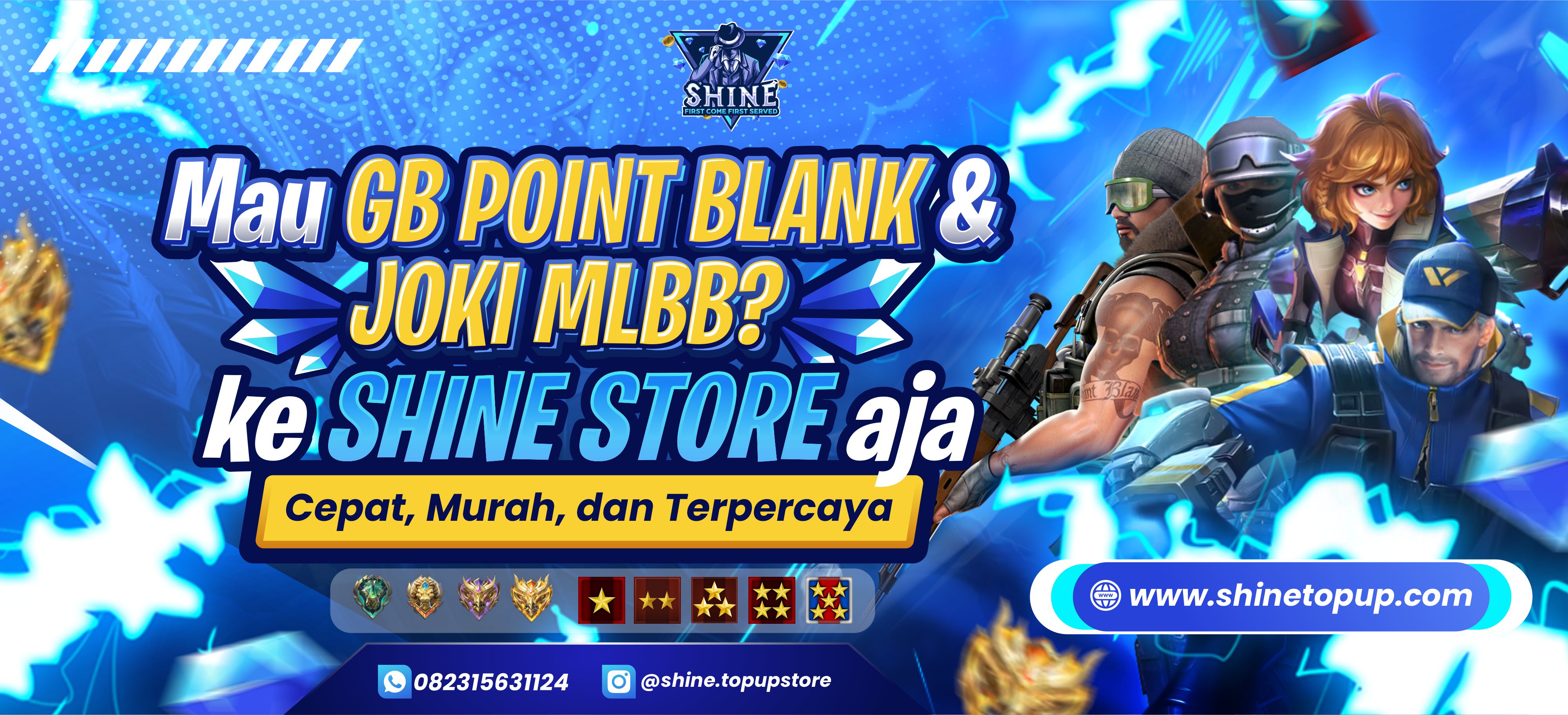 Joki ML & GB Point Blank di SHiNE STORE