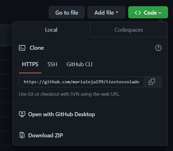 Open repository with GitHub Desktop