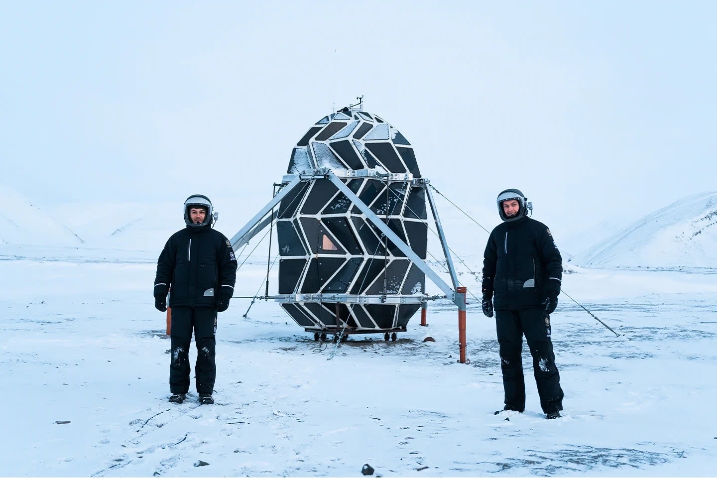 Deployable habitat based on origami.