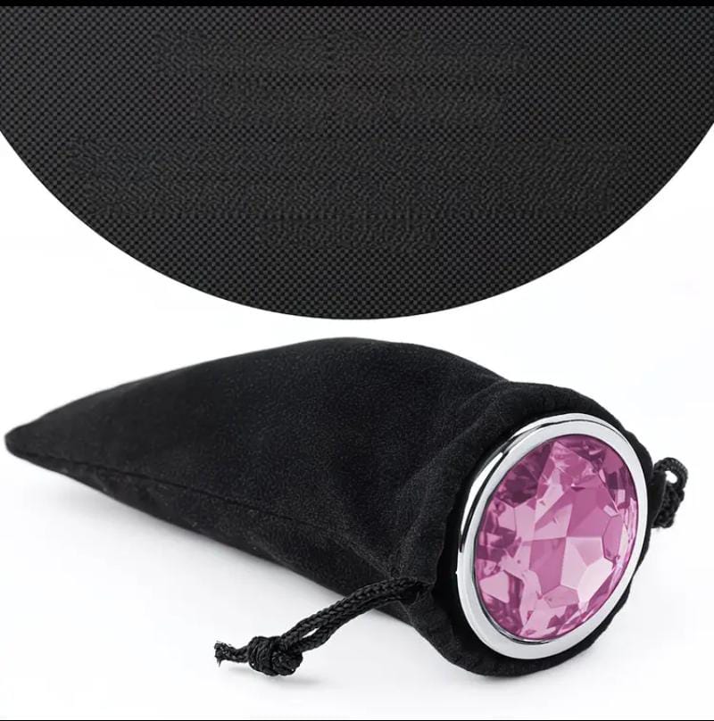 Luxury Rhinestone Metal Anal Plug photo 2