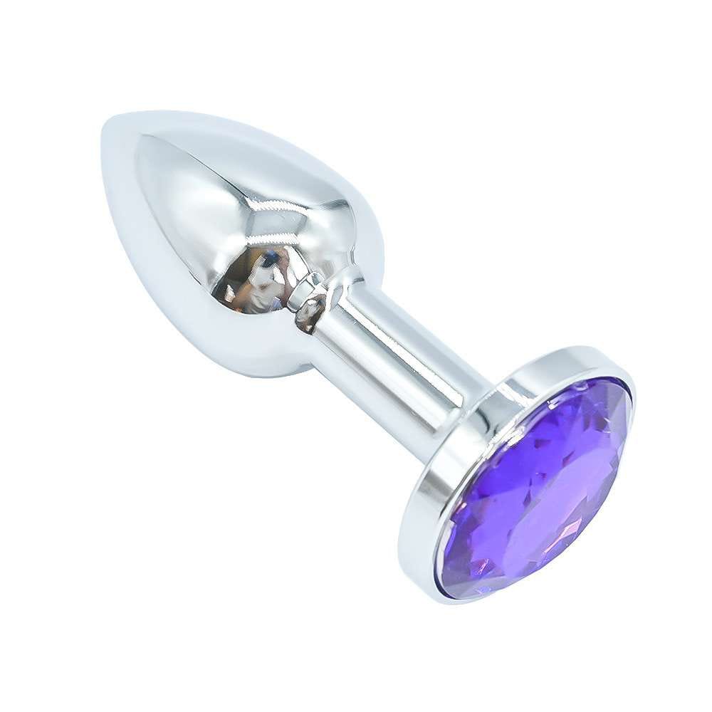 Luxury Rhinestone Metal Anal Plug photo 3