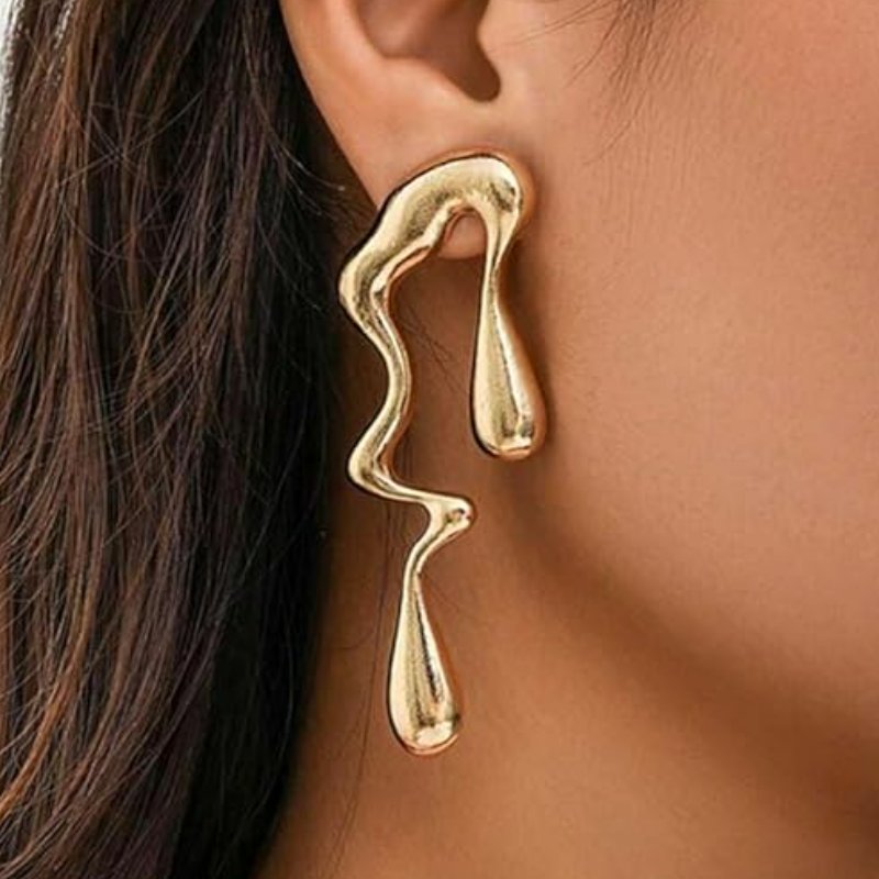 Golden Blossom Earrings's Image
