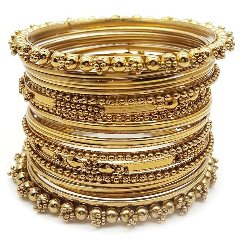 Heritage Gold Bangles Set