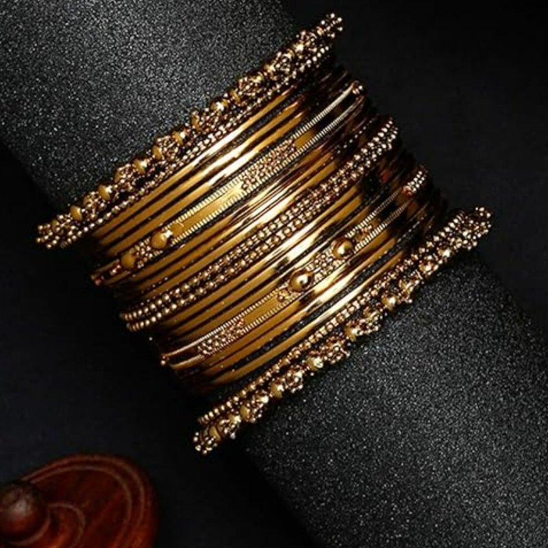 Heritage Gold Bangles Set