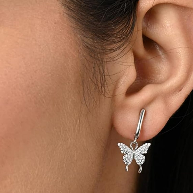 Butterfly Silver Drops's Image