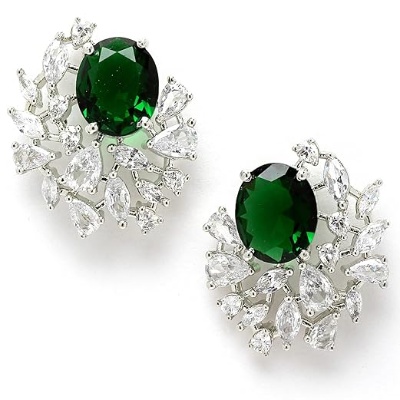 Halo Diamond Stud Earrings