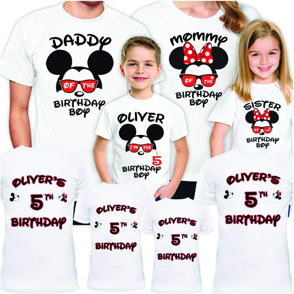 Tshirts Personnalises Famille Set