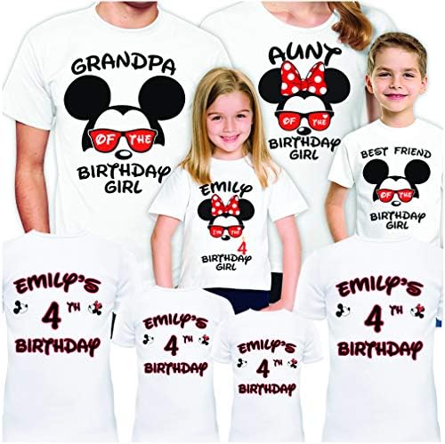 Vue 2 de Tshirts Personnalises Famille Set
