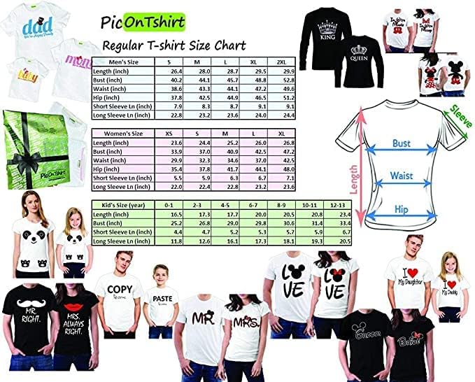 Vue 6 de Tshirts Personnalises Famille Set