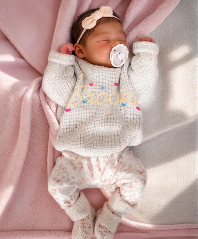 Vue 3 de Pull Tricot Pour Bebe