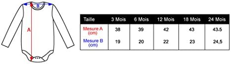 Vue 2 de Body Bebe Manches Courtes