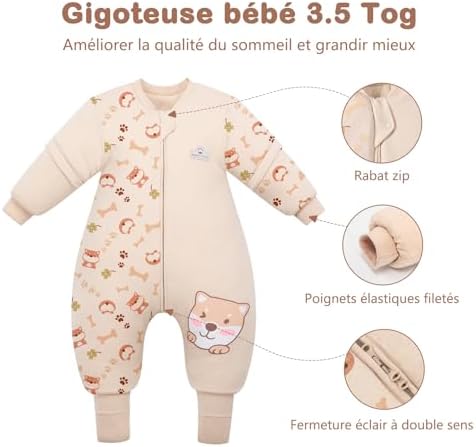 Vue 3 de Mikafen Gigoteuse Pour Bebe