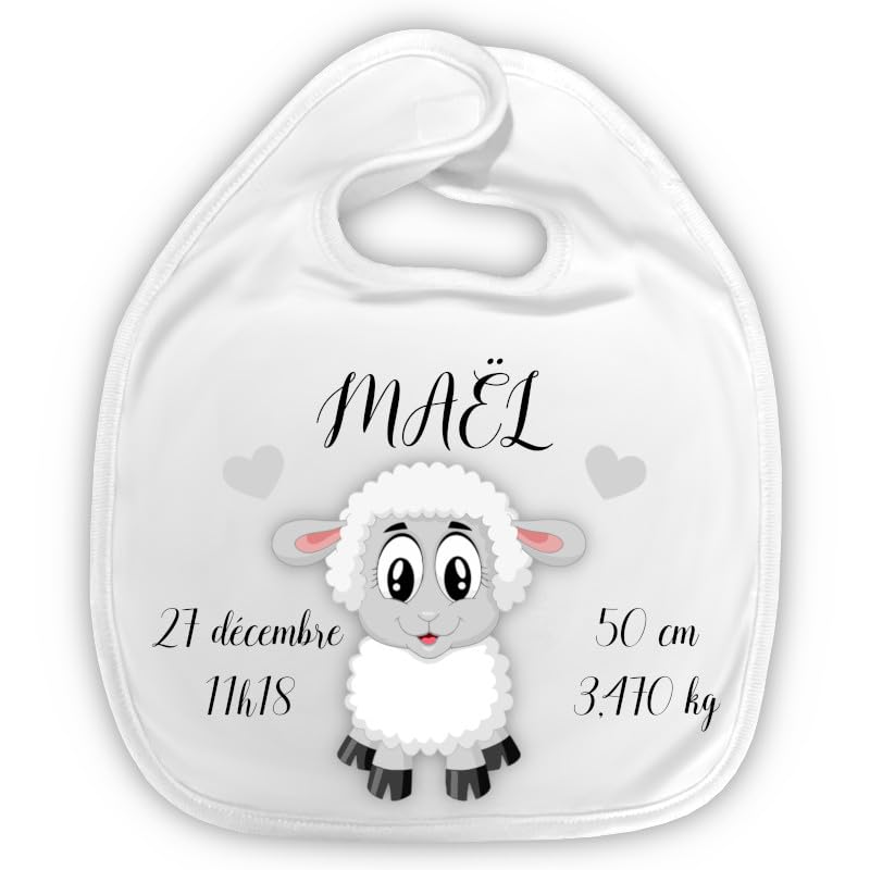 Grand Bavoir Bebe Personnalisable