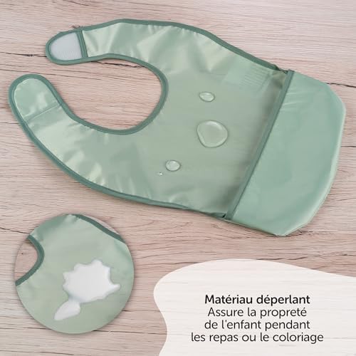 Vue 3 de Miamia Bavoir Recuperateur Bebe