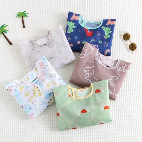 Vue 4 de Yealoo Bavoirs Manches Longues