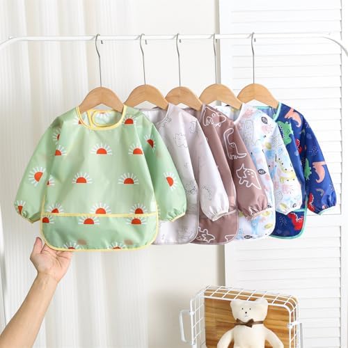 Vue 6 de Yealoo Bavoirs Manches Longues