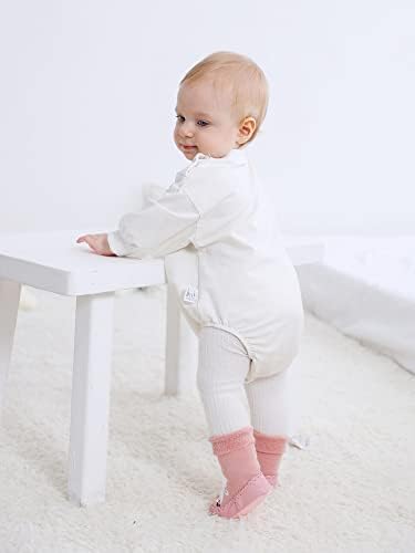 Vue 3 de Chaussons Chaussettes Antiderapantes Bebe