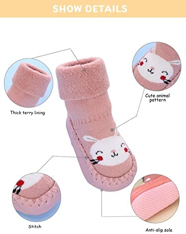 Vue 5 de Chaussons Chaussettes Antiderapantes Bebe