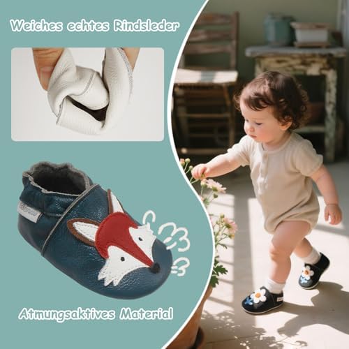 Vue 3 de Pantoufles En Cuir Chaussures