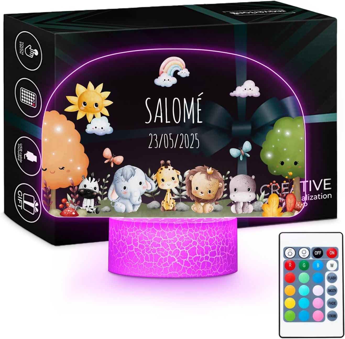 Maverton Veilleuse Bebe Personnalise