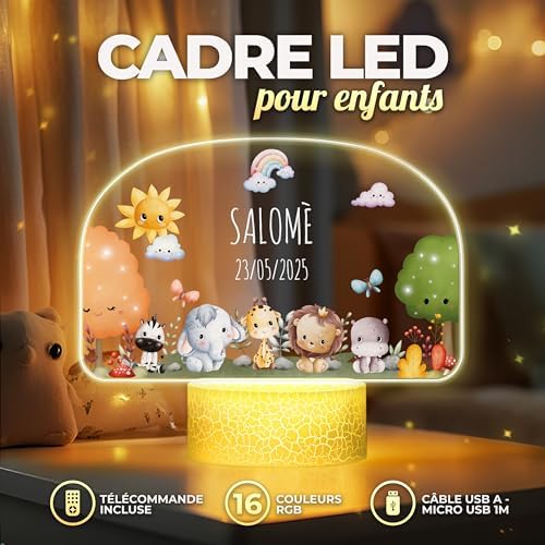 Vue 2 de Maverton Veilleuse Bebe Personnalise