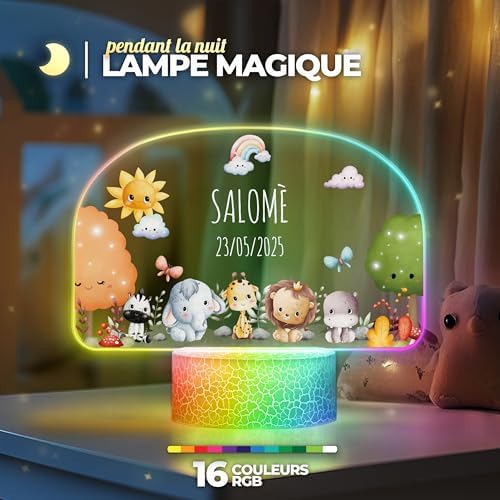 Vue 4 de Maverton Veilleuse Bebe Personnalise