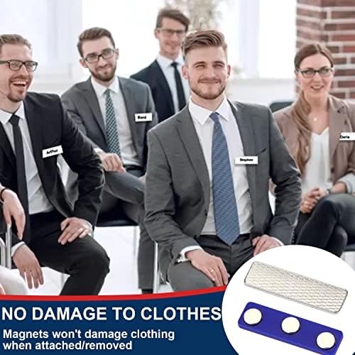 Vue 6 de Badge Aimante Badge Nom