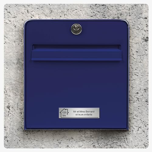 Vue 2 de Plaque Gravee Pour Nom