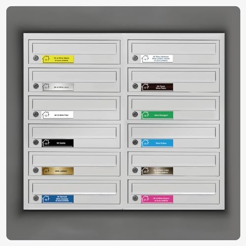 Vue 3 de Plaque Gravee Pour Nom