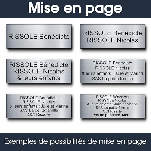 Vue 4 de Plaque Boite Aux Lettres