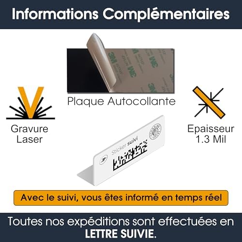 Vue 5 de Plaque Boite Aux Lettres