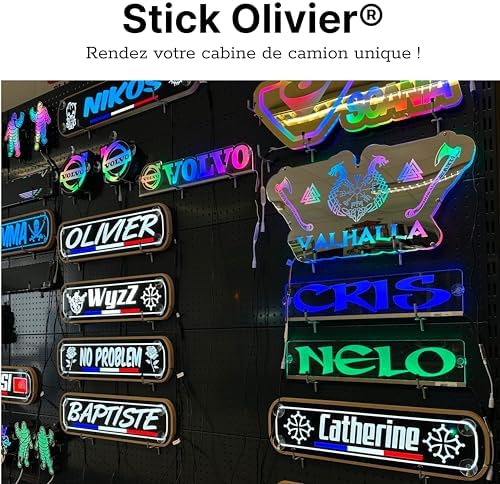 Vue 7 de Stick Olivier Plaque Lumineuse