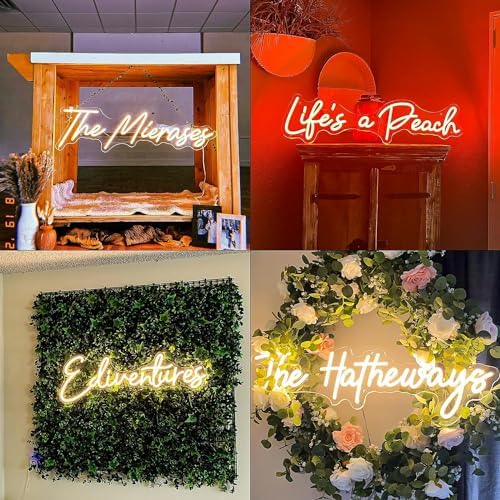 Vue 4 de Enseigne Lumineuse Neon Personnalisable