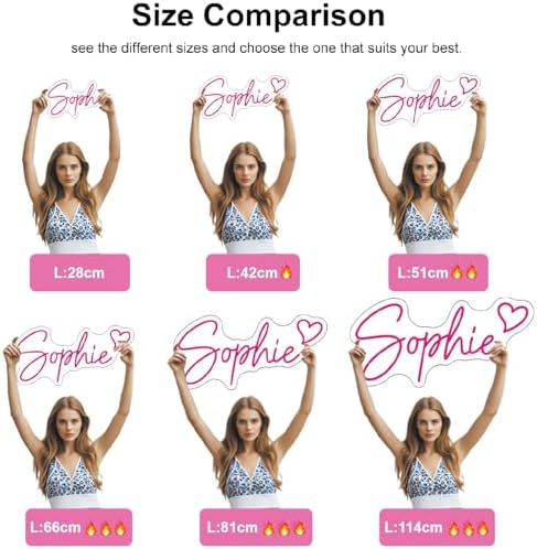 Vue 6 de Enseigne Lumineuse Neon Personnalisable