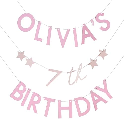 Vue 3 de Ginger Ray Banderole Personnalisable