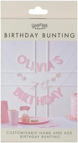 Vue 5 de Ginger Ray Banderole Personnalisable