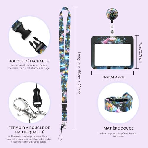 Vue 2 de Portebadge Personnalisetour De Cou