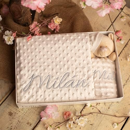 Vue 4 de Variouss Couverture Bebe Personnalisee