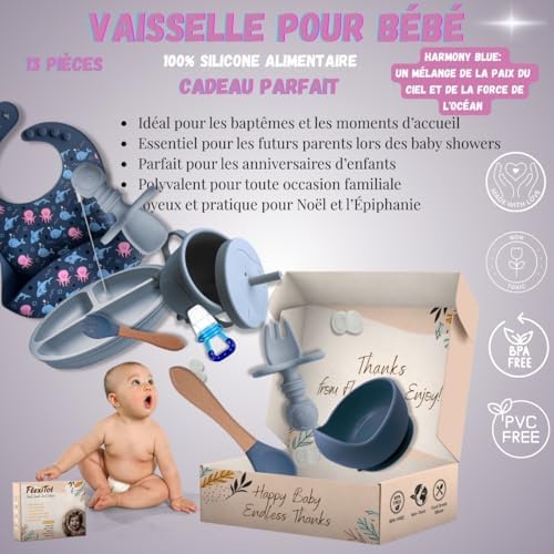 Vue 2 de Flexitot Coffret Repas Bebe