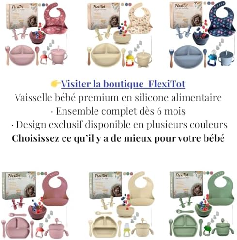 Vue 6 de Flexitot Coffret Repas Bebe