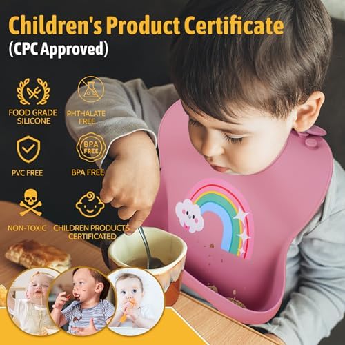 Vue 4 de Tyryhu Bavoir Pour Bebe