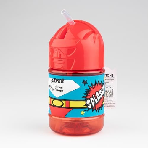 Vue 2 de Bouteille Personnalisee Pour Enfant