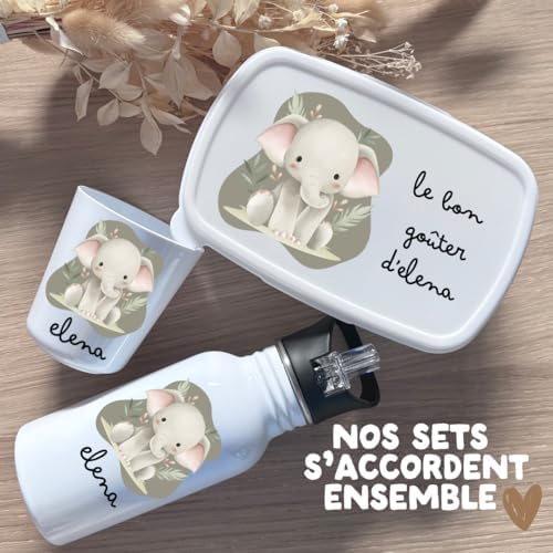 Vue 4 de Henrietteandco Gobelet Enfant Personnalise