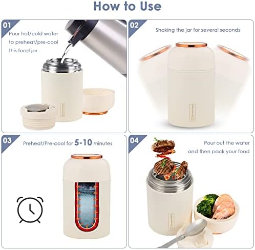 Vue 6 de Dreamhigh Thermos Alimentaire Chaud
