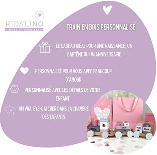 Vue 3 de Kidslino Train En Bois