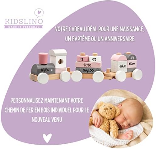 Vue 4 de Kidslino Train En Bois