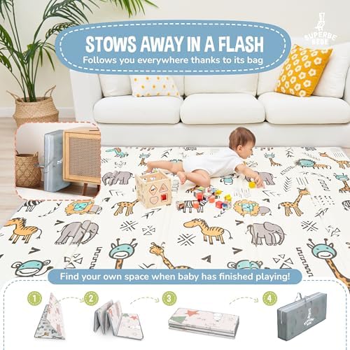 Vue 3 de Tapis Deveil Bebe Pliable