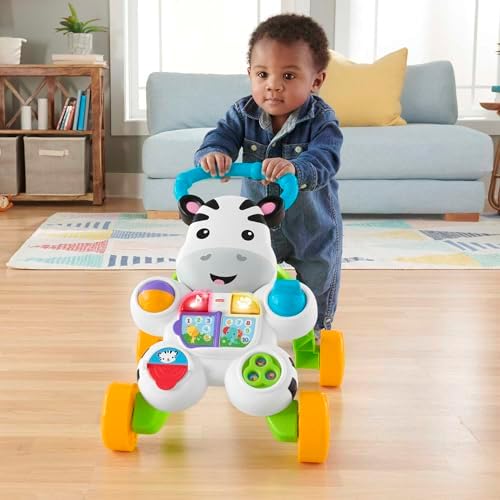 Vue 2 de Fisherprice Mon Trotteur Zebre