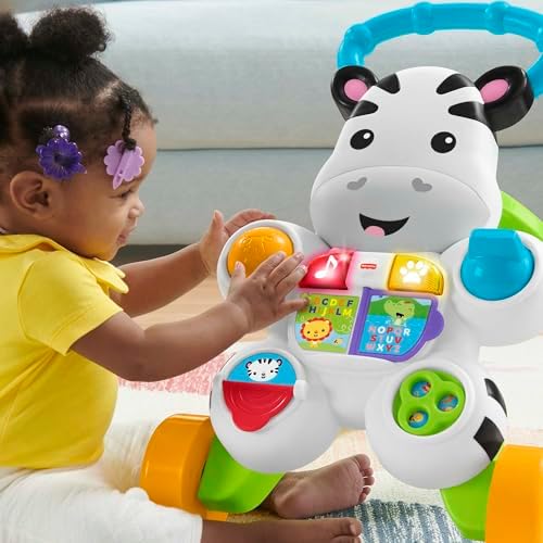 Vue 3 de Fisherprice Mon Trotteur Zebre